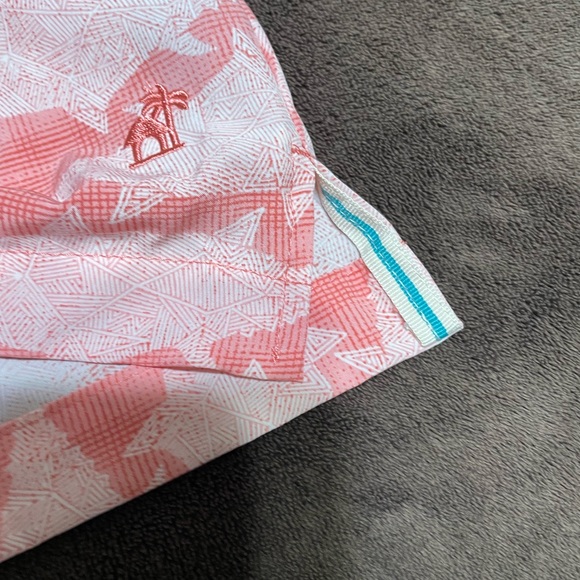 CARIBBEAN JOE ISLAND SUPPLY CO.  MEN'S SHORT SLEEVES SHIRT PINK SIZE XXL - Picture 10 of 15